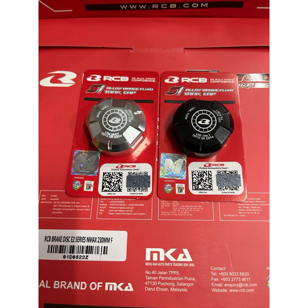 TUTUP TABUNG MINYAK REM CNC  RCB S1