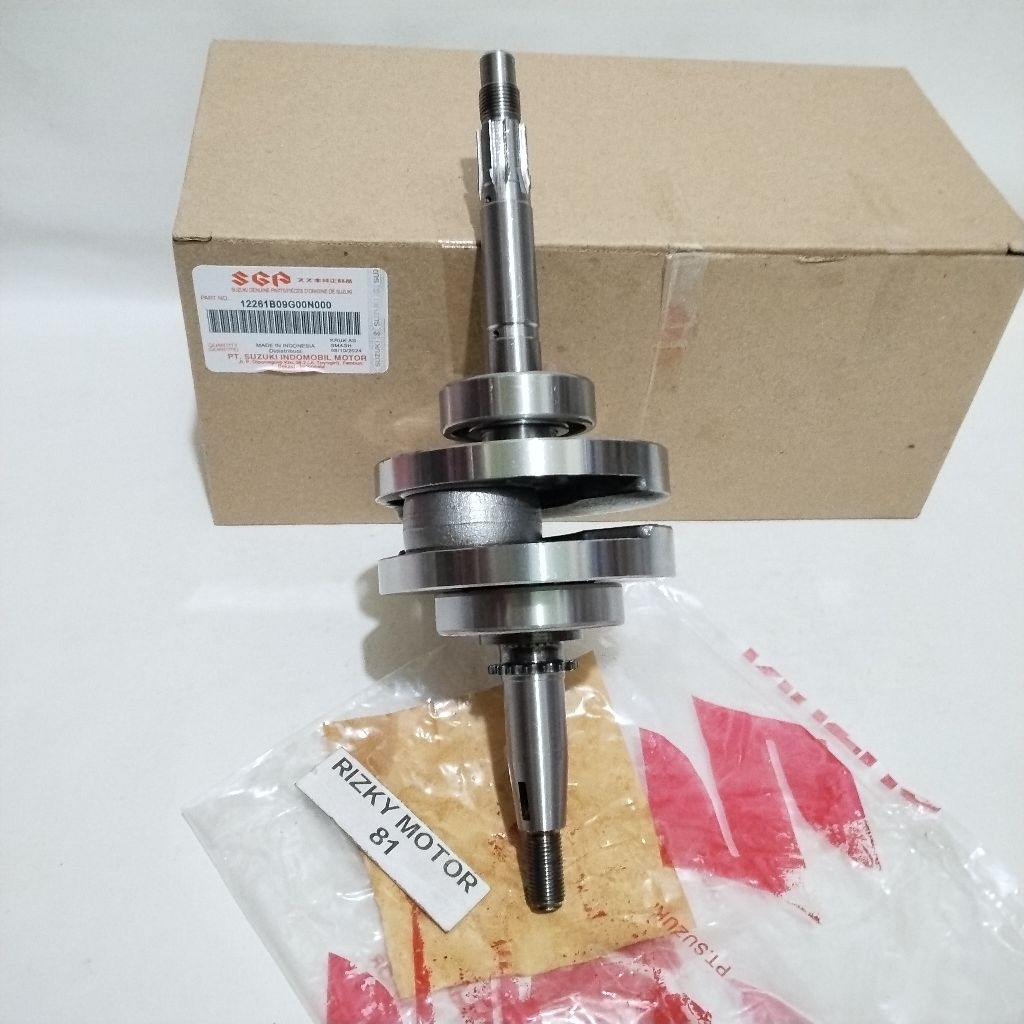 KRUK AS ASSY CRANKSHAPT BANDUL STANG SEHER SUZUKI SMASH OLD SMASH NEW ORIGINAL SGP