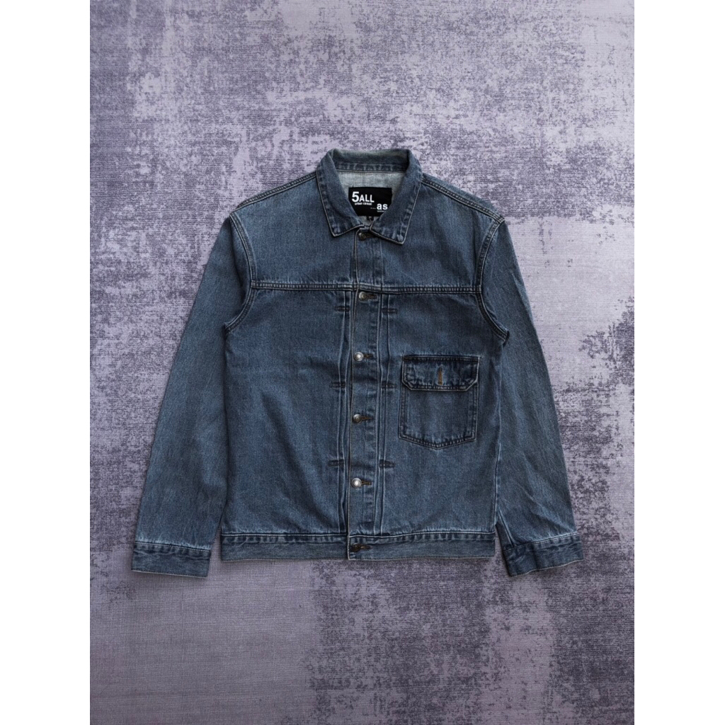 denim jacket jaket jeans type 1