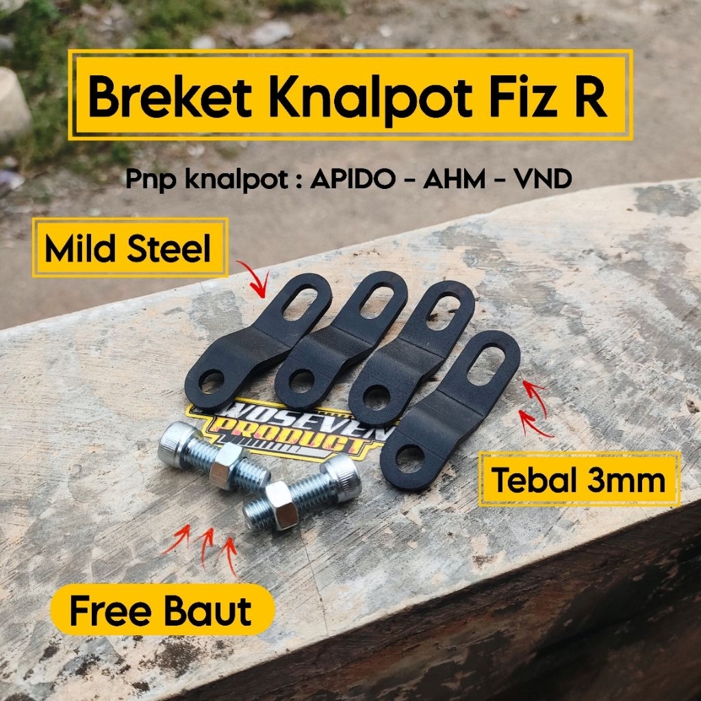 Breket knalpot Ahm Vnd Apido Yamaha Fizr Fiz Force 1