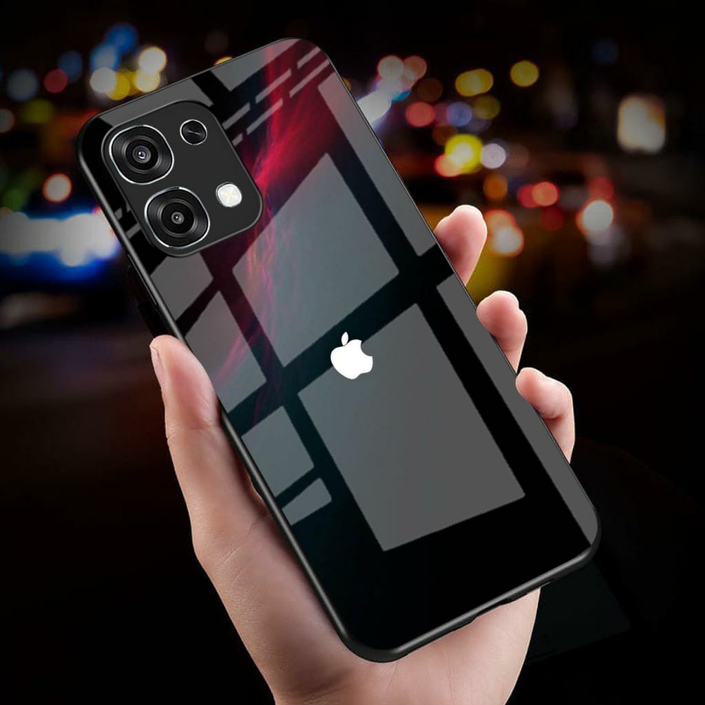 Softcase Glass  Kaca Kilau For OPPO A6 PRO -  Casing Hp OPOO A6 PRO - K123