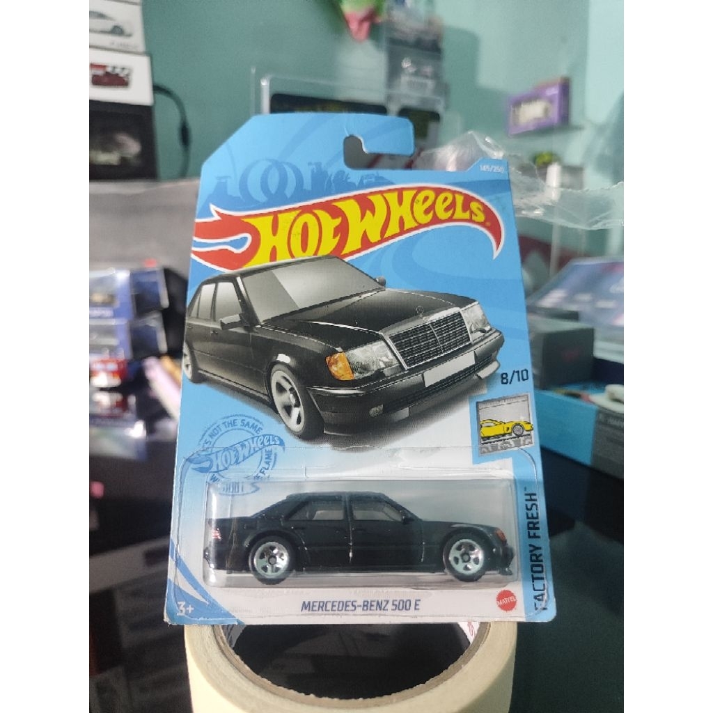 Hotwheels Mercedes-Benz 500 E Hitam Card Lama