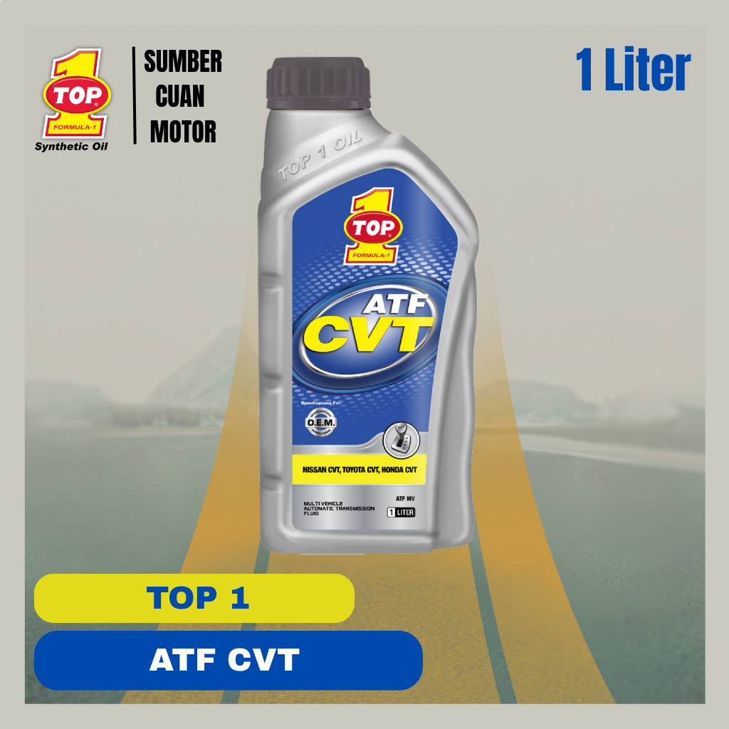 Oli Transmisi  Matic MObil CVT | TOP 1 ATF CVT 1 Liter