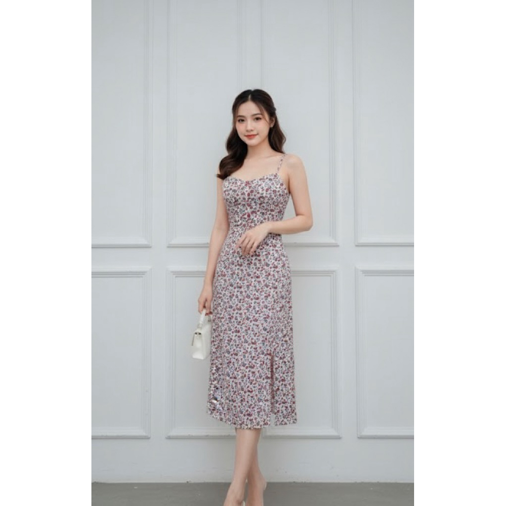 Dress bunga Floral, korean style