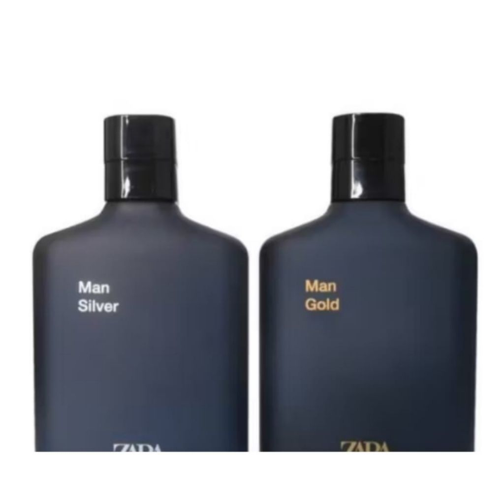 (isi 2 pcs)Parfum Original Zara Man Silver+Zara Man Gold 100ml --Parfum pria
