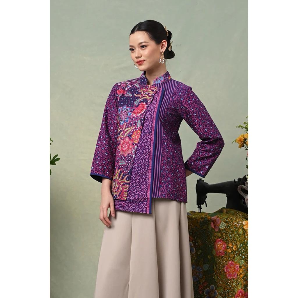 NONA RARA - Adisty Encim T4700, Baju Batik Kasual Modern