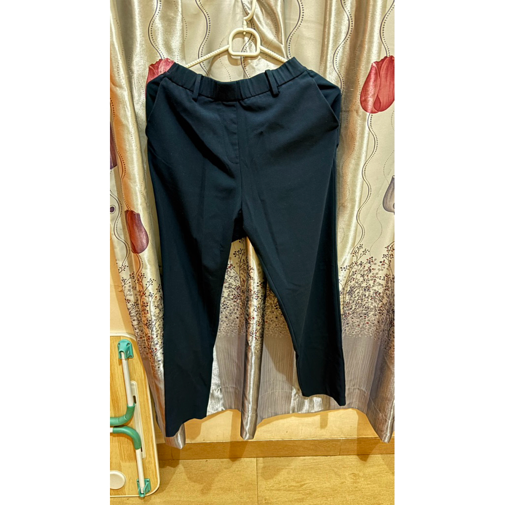 celana panjang perempuan executive navy biru dongker size s
