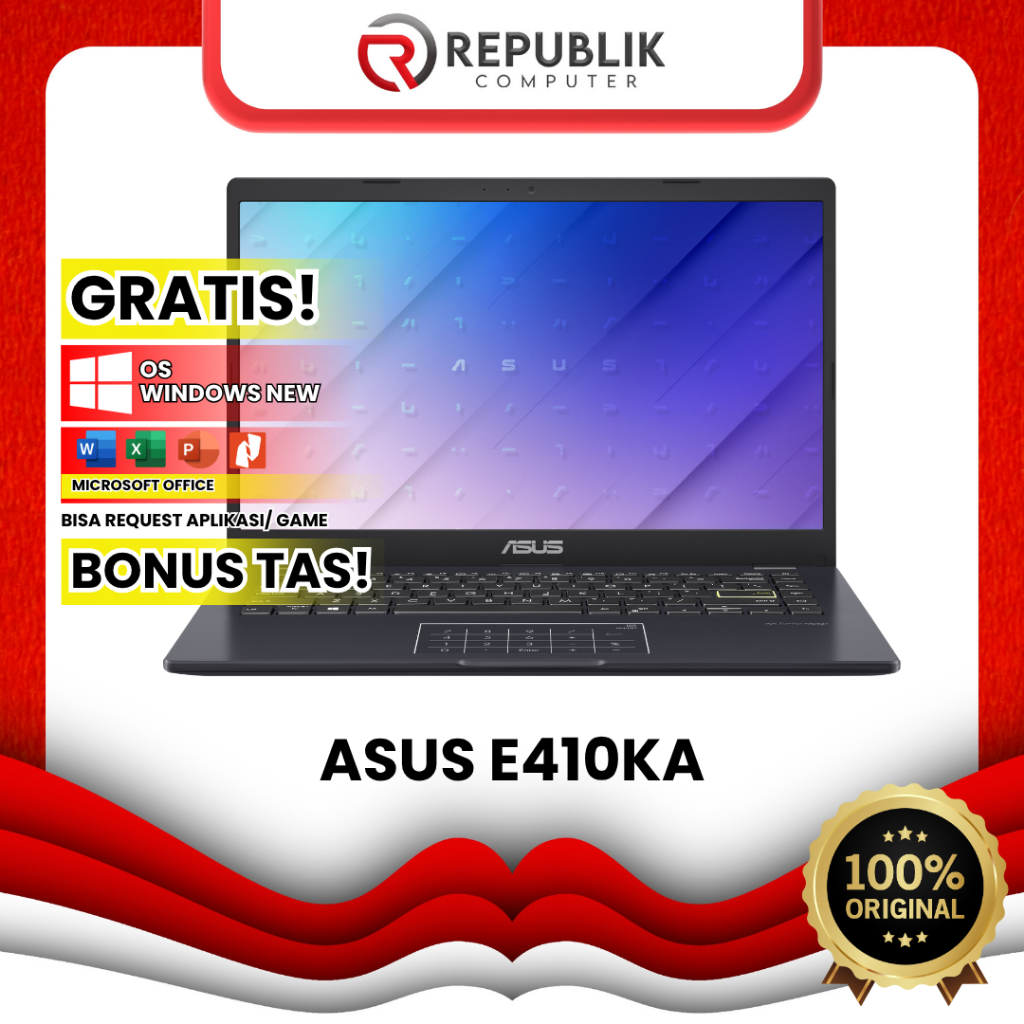 ASUS VIVOBOK GO 14 E410KA CELERON N4500 RAM BESAR