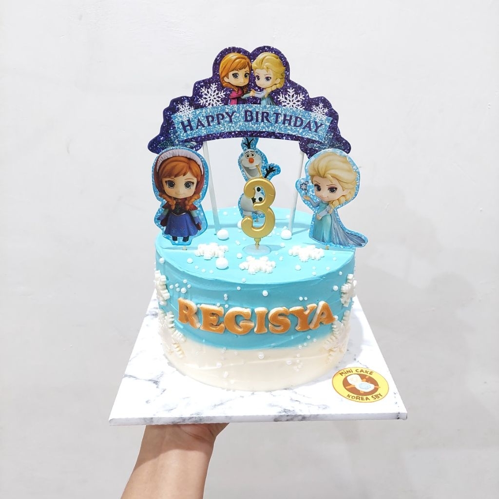Topper Frozen // Topper Elsa // Topper Anna // Hiasan Frozen // Hiasan Elsa // Topper Kertas Frozen