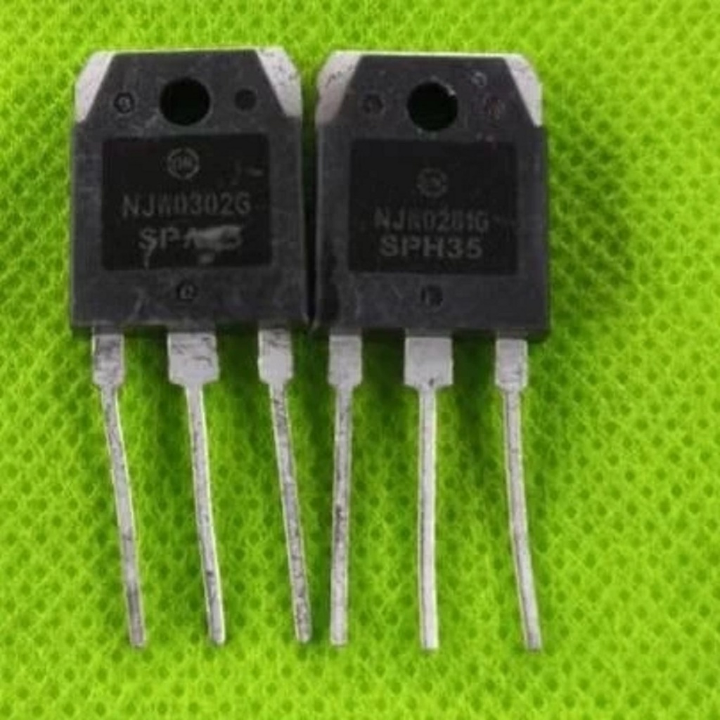 Grosir Sparepart - Sepasang NJW 0281 + 0302 Original Cabutan/bekas ic transistor komponen elektronik