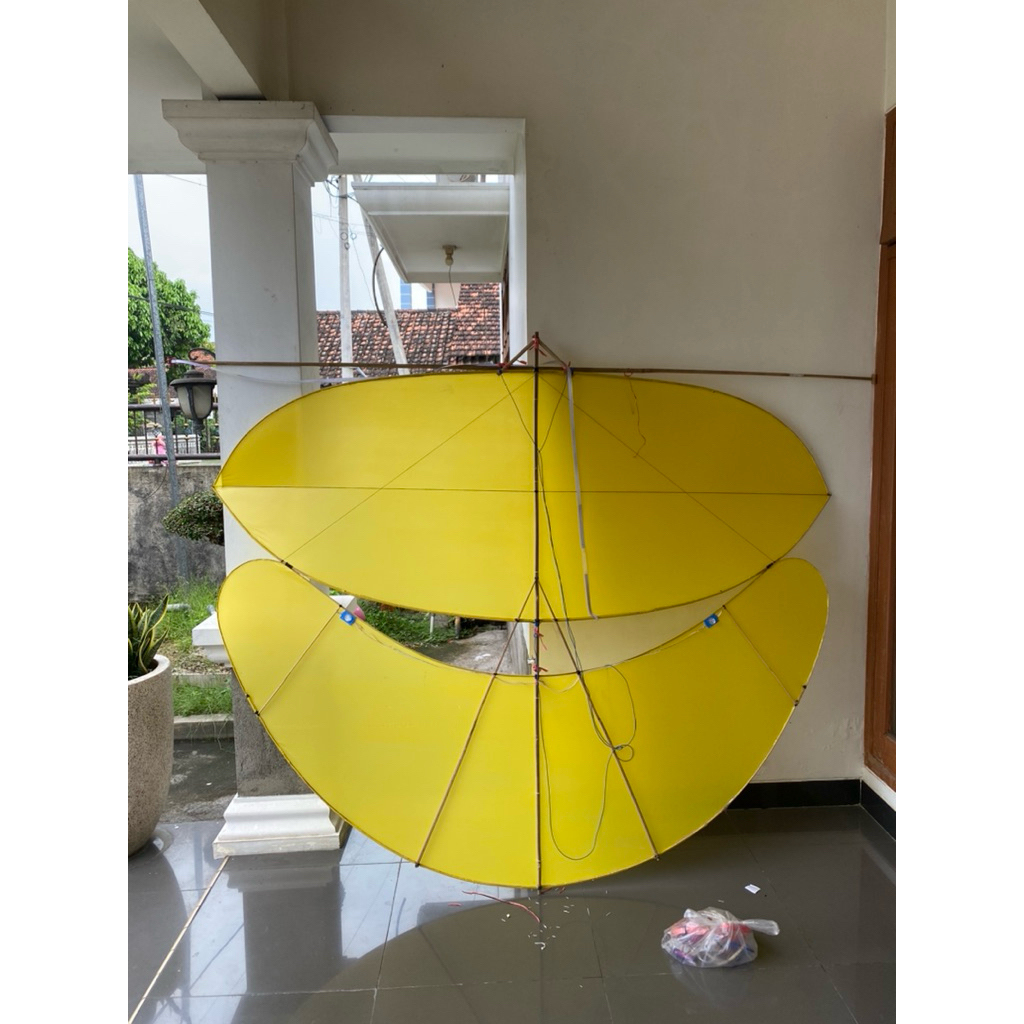 LAYANGAN GAPANGAN 1.5 METER SUDAH SETTING