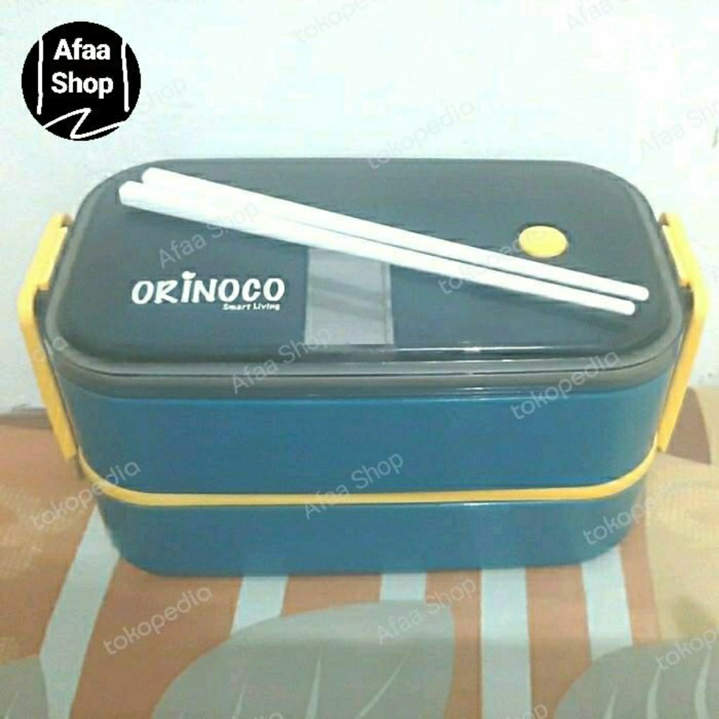 Tempat bekal makan lunch box set orinoco smart living