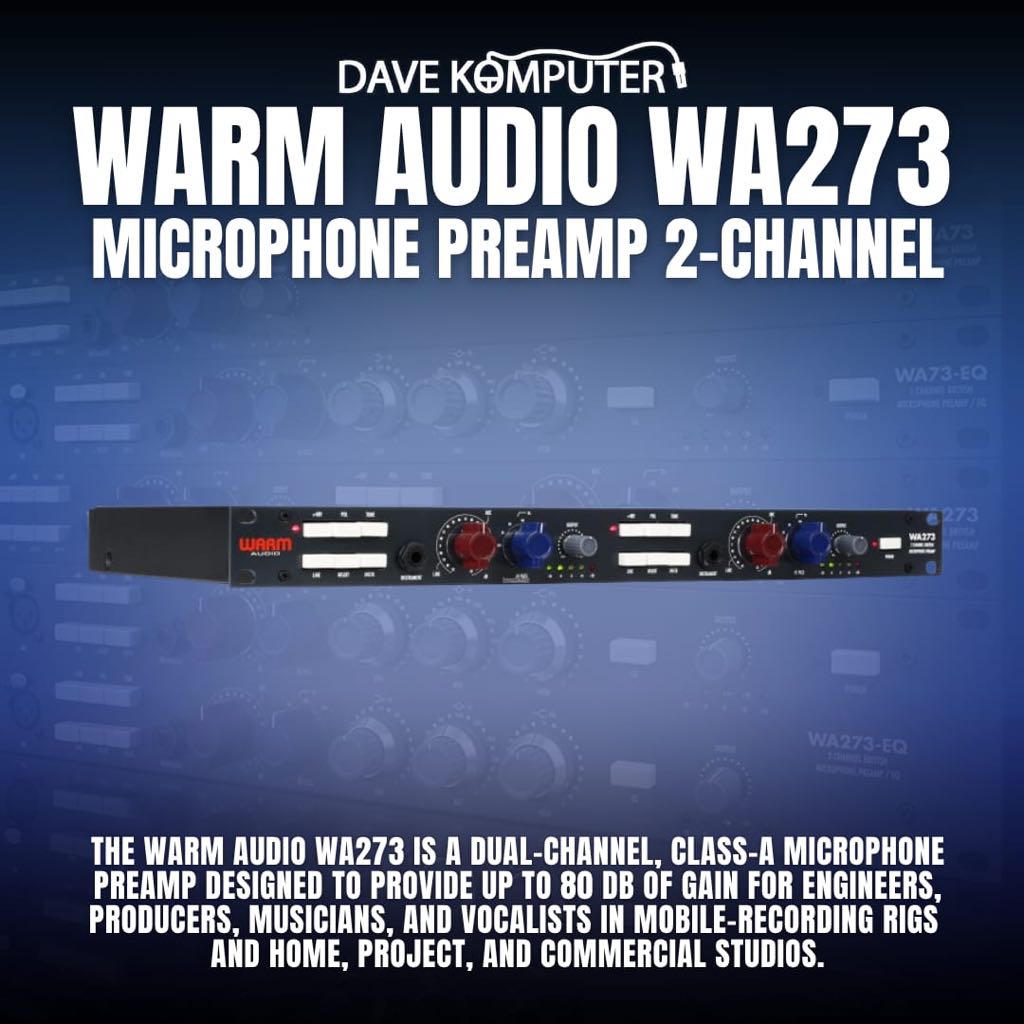 Warm Audio WA273 Microphone Preamp 2-channel