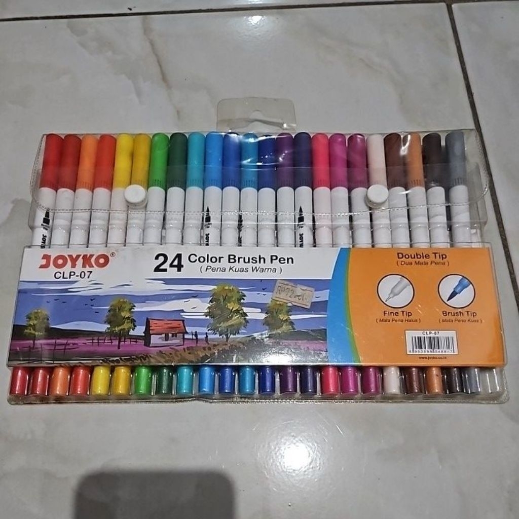 joyko 24 color brush pen