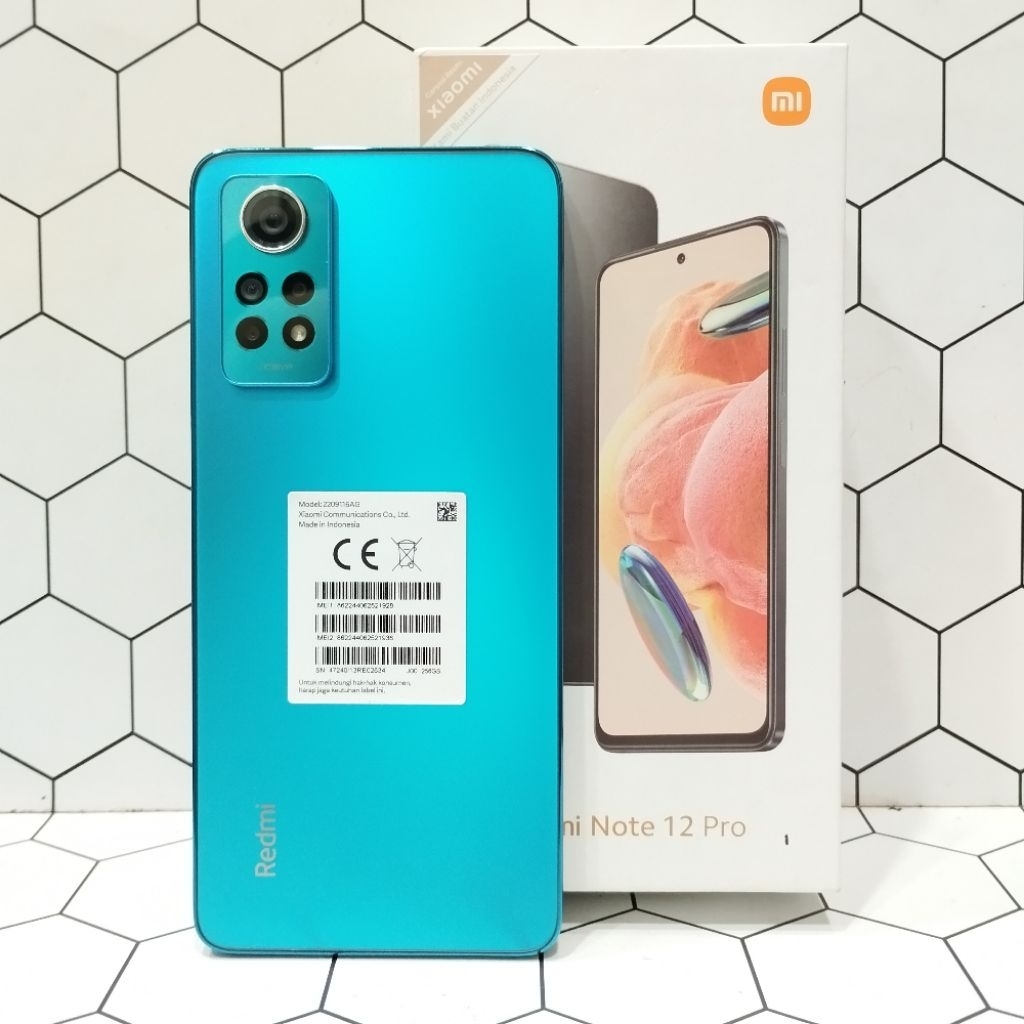 REDMI NOTE 12 PRO 4G 8/256GB 6/128GB HP SECOND FULLSET