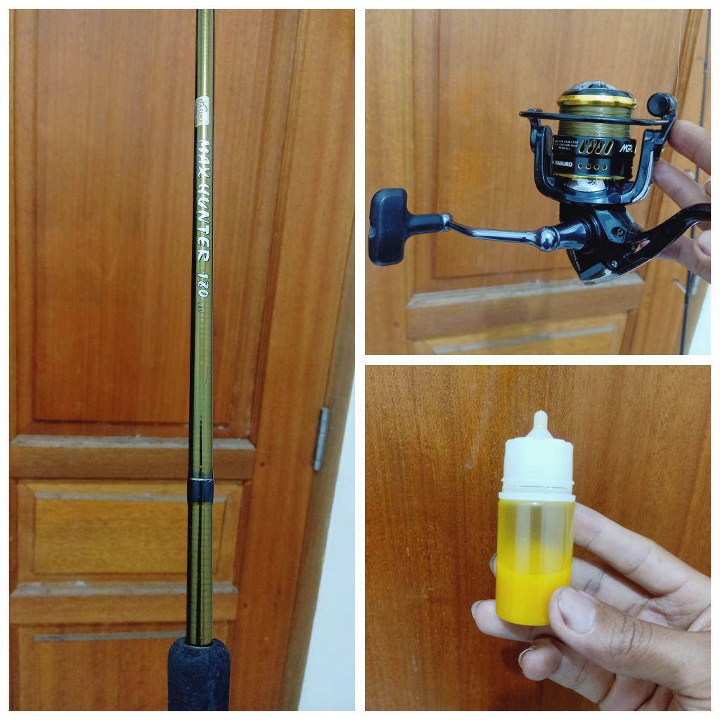 Joran reel pancing tinggal pake