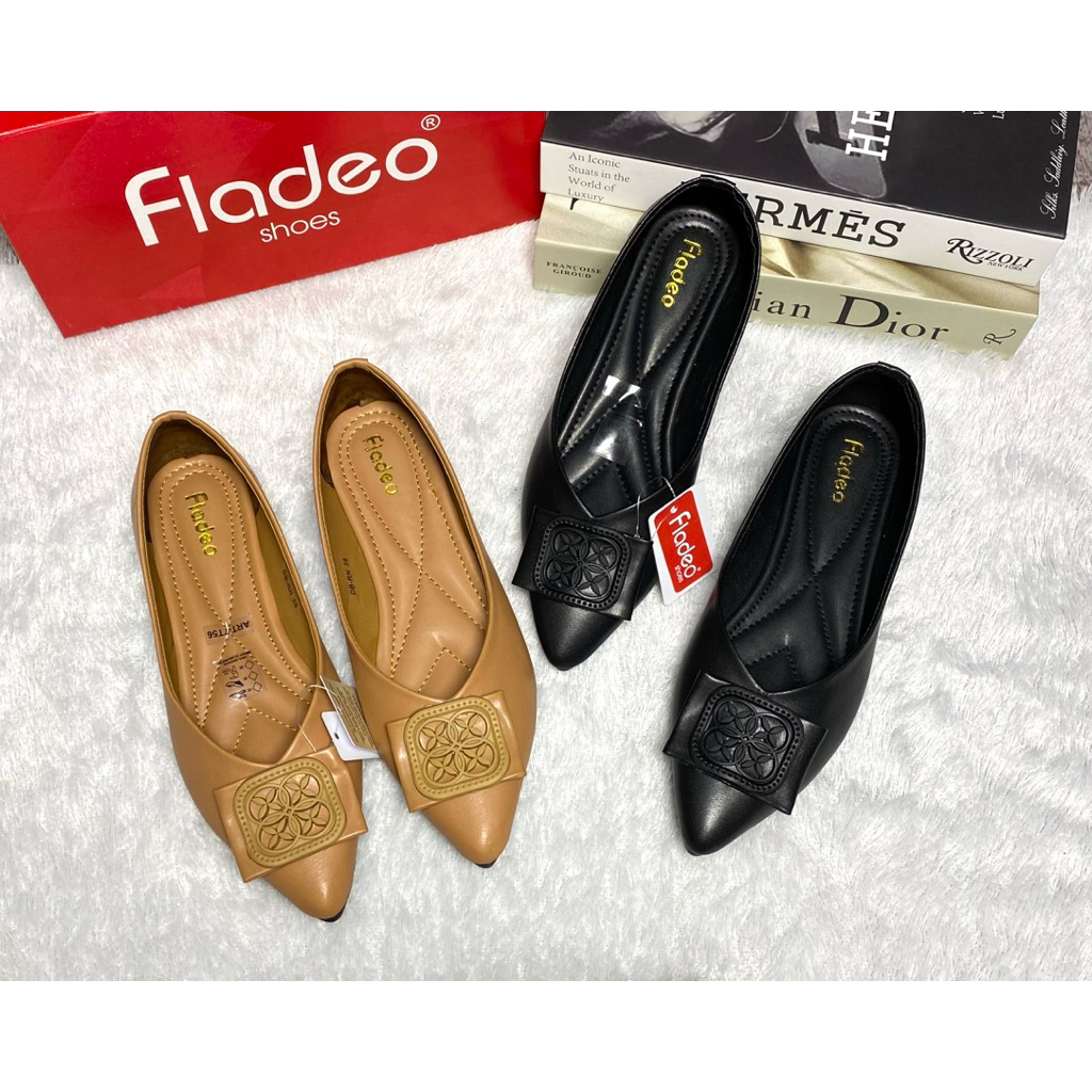 Sepatu Flat Shoes Wanita Branded  Terbaru FLD 34