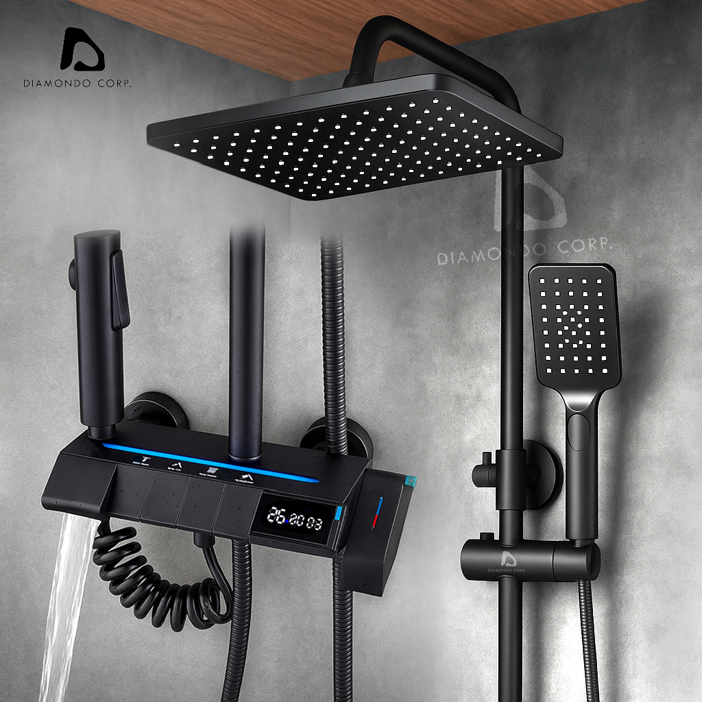 Shower Led/Shower Digital/Shower Led Panas Dingin/Shower Kamar Mandi Satu Set/Shower Panas Dingin Se