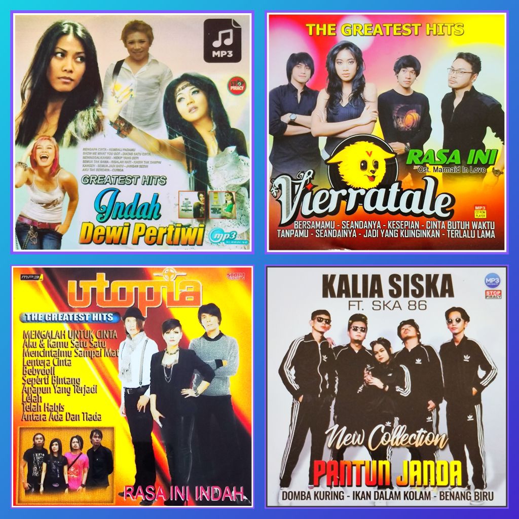Kaset MP3 Lagu Pop Indah Dwi Pertiwi IDP - Utopia - Vierratale - Kalia Siska Album Vierra Pilihan