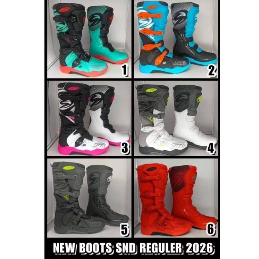 Sepatu cross SND New Terbaru Boots SND 2025
