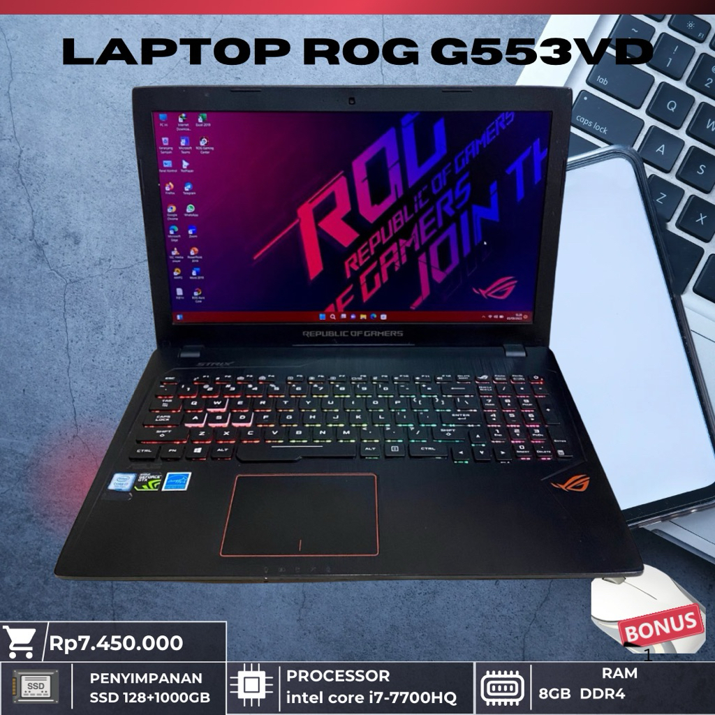 LAPTOP GAMING  ROG G553VD