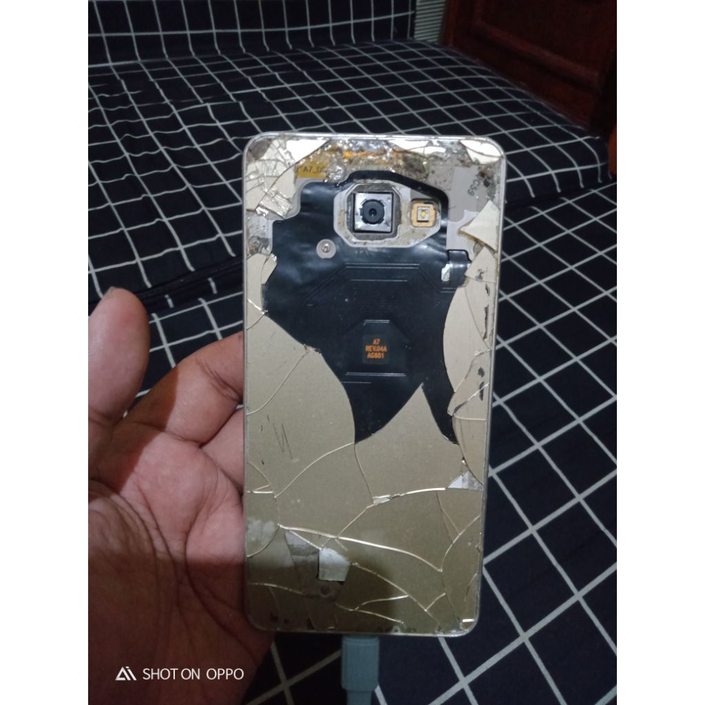 mesin baterai Samsung A7 2016 normal garansi