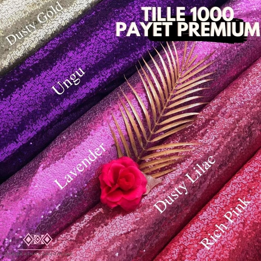 Kain Seribu Payet / Squin / 1000 Payet / TULLE SPANGKLE / SERIBU PAYET