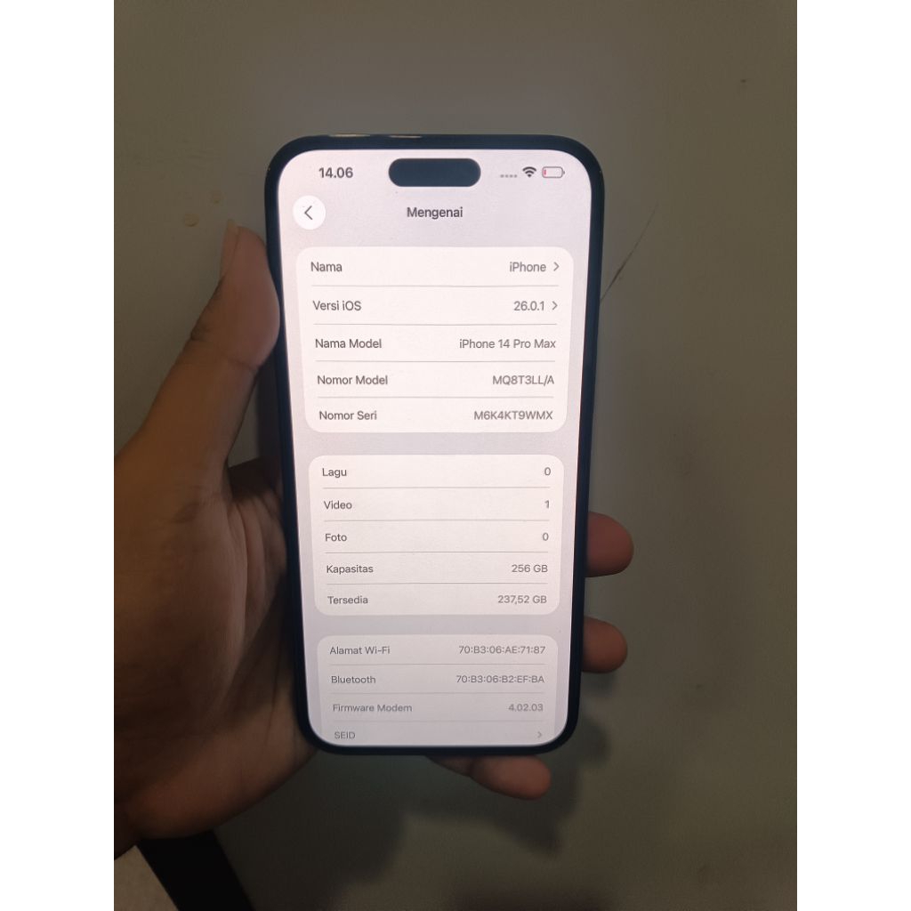 iPhone 14ProMax 256Gb Inter