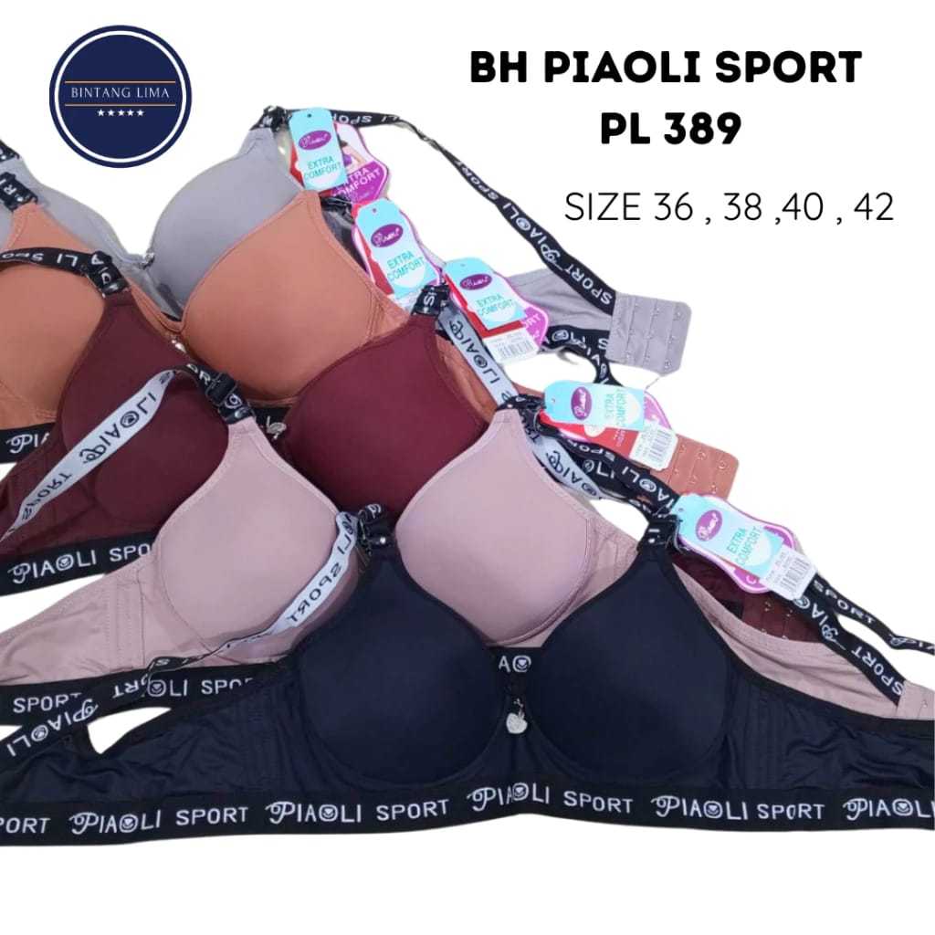 DISKON 12PCS 1LUSIN BH BRA Piaoli Cup Besar | BH Wanita Kait 3 | Sport | Tanpa Kawat Jumbo