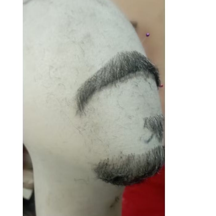 jenggot uban dominan hitam