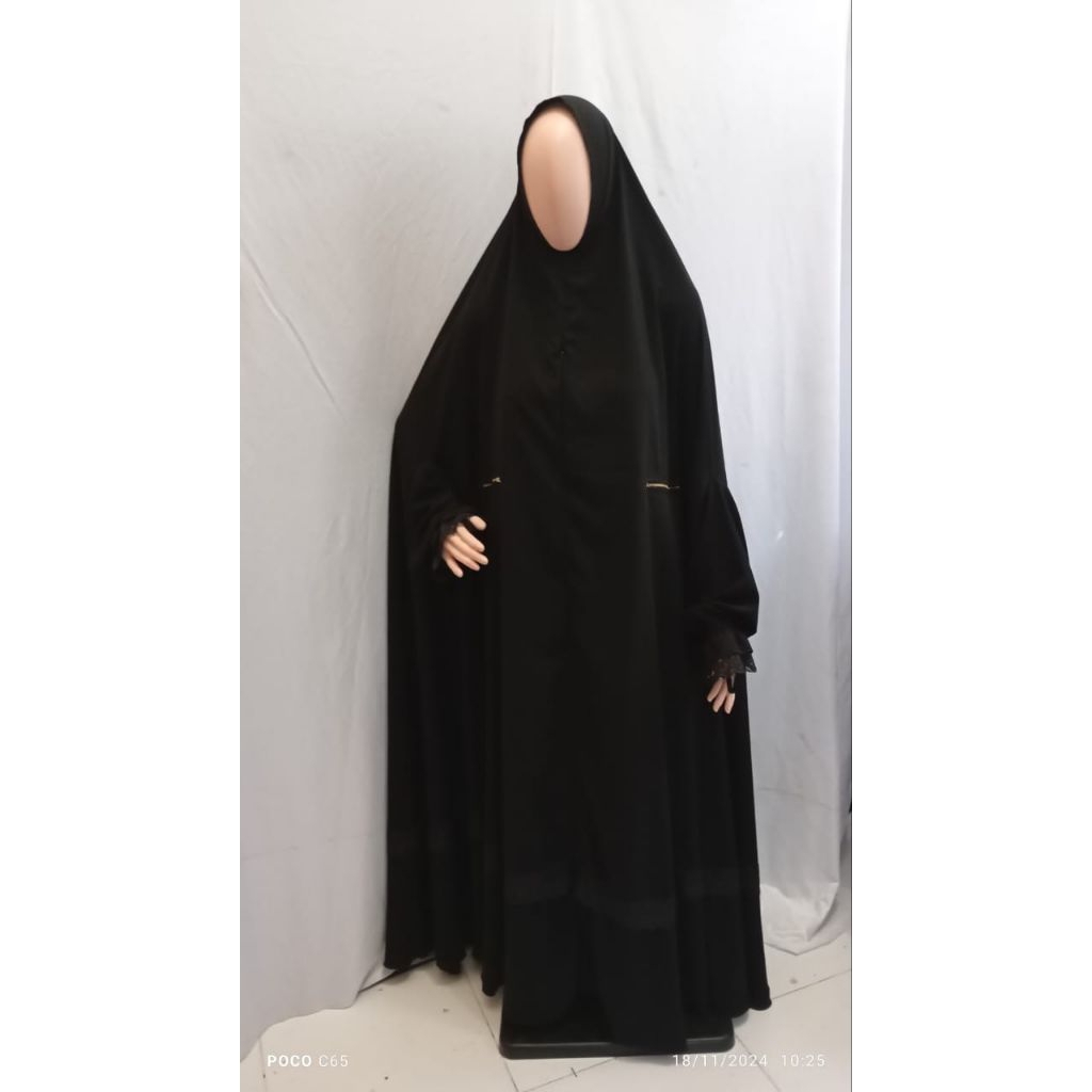long khimar renda