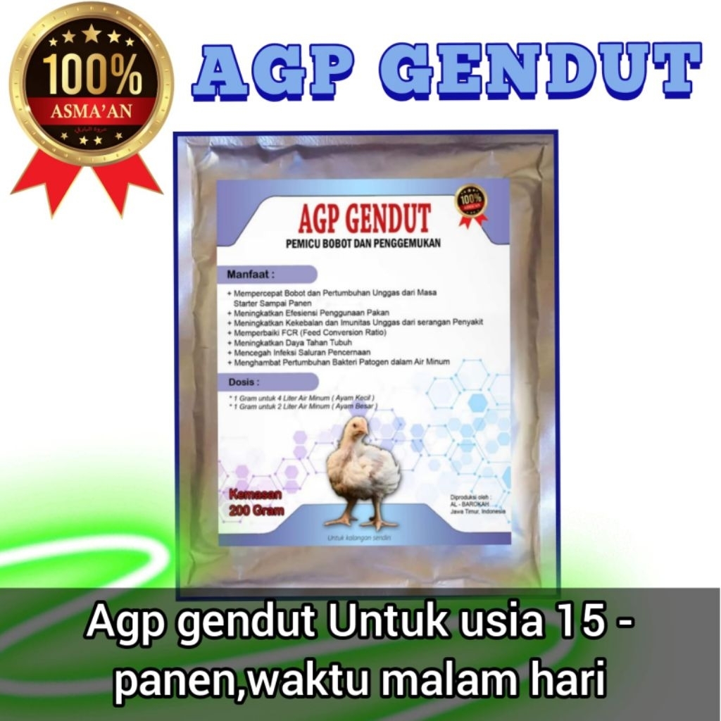 Agp gendut vitamin penggemukan ayam