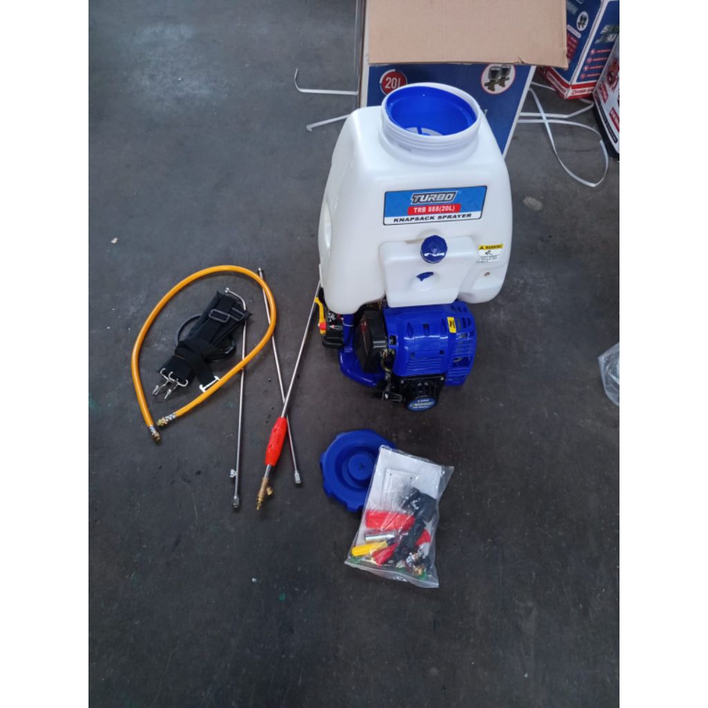 Gasoline Knapsack Sprayer 20 Liter Semprotan Hama Pupuk Gendong TRB788 2 Tak TRB888 4 Tak