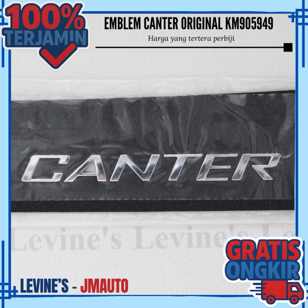 Emblem Canter Original Bawaan Mobil Dijamin Asli Emblem canter Euro4 original 100% logo canter new K