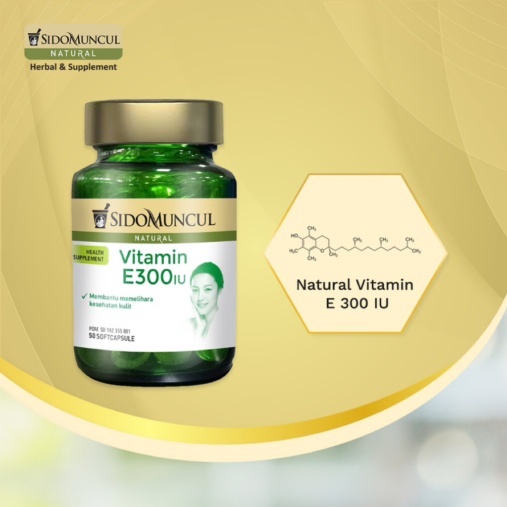 SIDOMUNCUL VITAMIN E 300 IU 50 SOFT CAPSULE