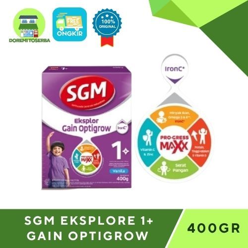 SGM Ananda Gain 400gr / SGM Eksplor Gain Optigrow Vanila 400gram EXP TERBARU