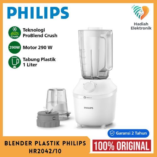 BLENDER HR2042/10 BLENDER PLASTIK PHILIPS PROBLEND - BLENDER PLASTIK AWET HR2042