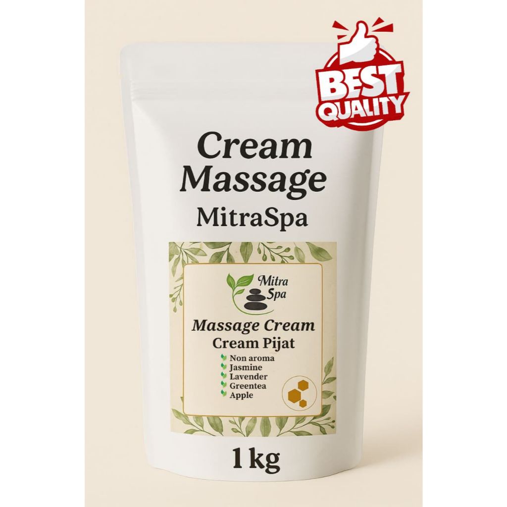 MitraSpa Cream Pijat 1 KG Massage Cream Kiloan HARUM Krim Pijat Urut BPOM