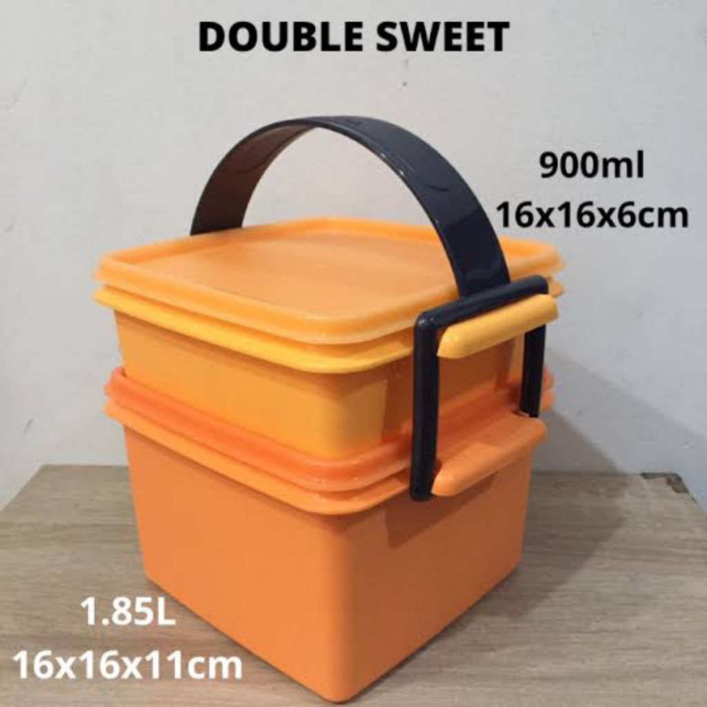 Rantang 2 susun Tupperware