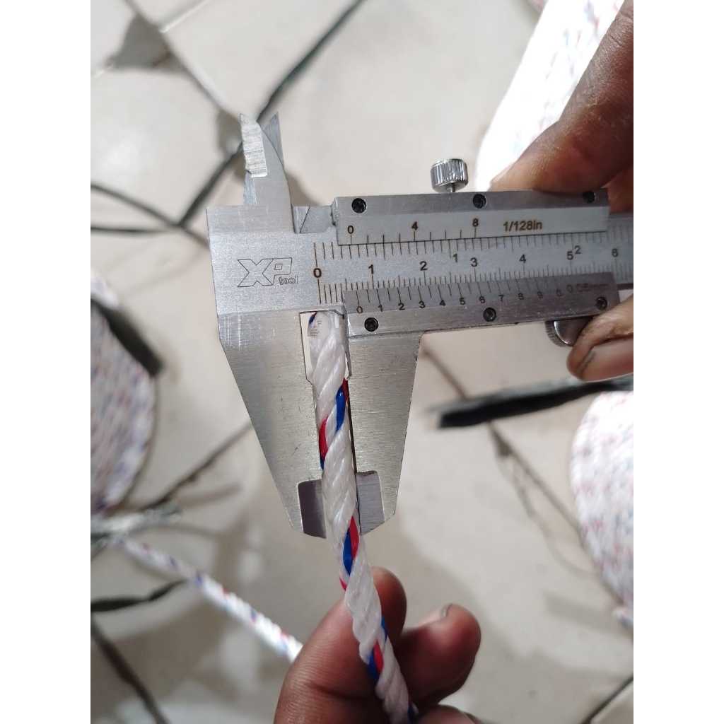 TALI TAMBANG MOBIL BARANG PPD PUTIH 6mm