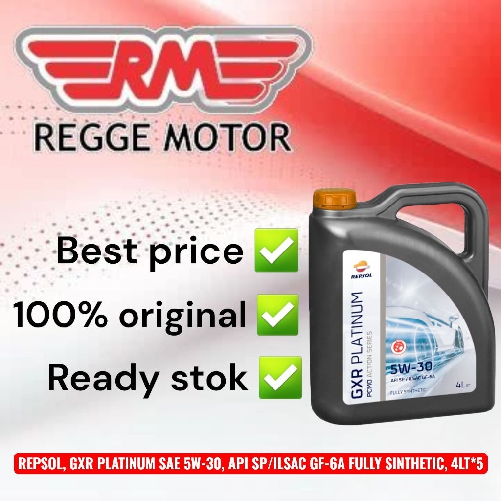 REPSOL GXR PLATINUM 5W30 4L*5