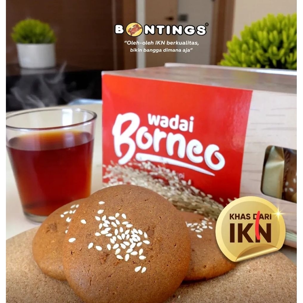 292gr wadai borneo lidah sapi ilat kue kalimantan murah isi delapan pcs