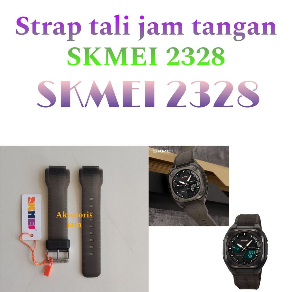 Strap Tali Jam Tangan Skmei 2328 Strap tali jam tangan SK 2328 SK2328  SK-2328 New Arrival