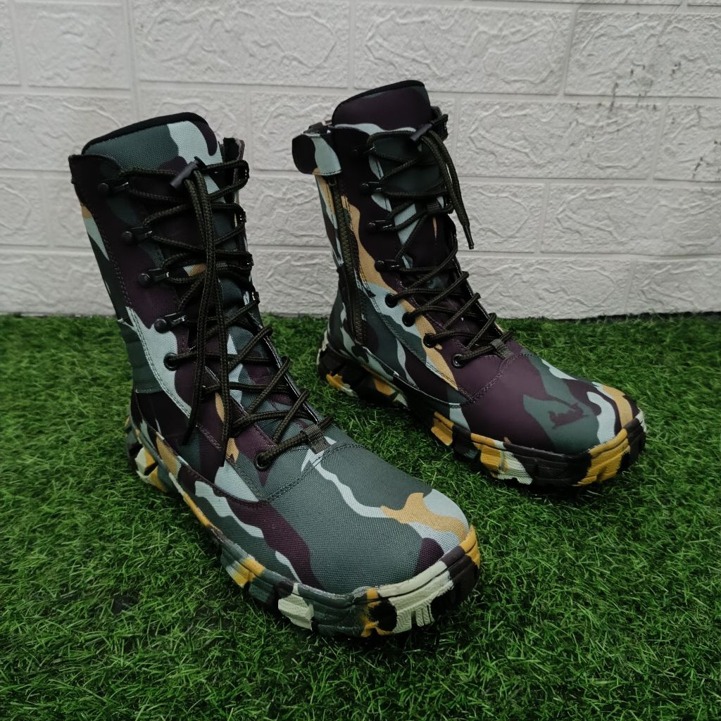 Sepatu PDL Full Loreng Brimob / Sepatu PDL Loreng Brimob / Sepatu Loreng Brimob