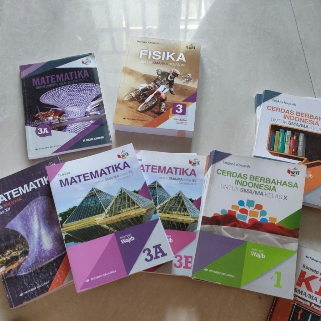 Buku matematika  SMA BEKAS SUKINO