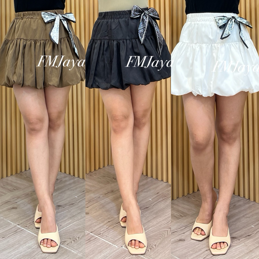 ROK CELANA BALON WANITA 8110 || ROK PENDEK MINI WANITA BALON SKIRT OUTFIT TRENDING WANITA LOOK