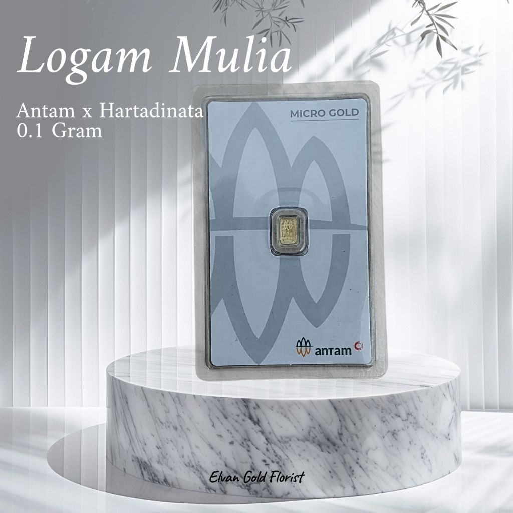 0,1 Gram Micro Gold Antam Hartadinata Minigold Reguler