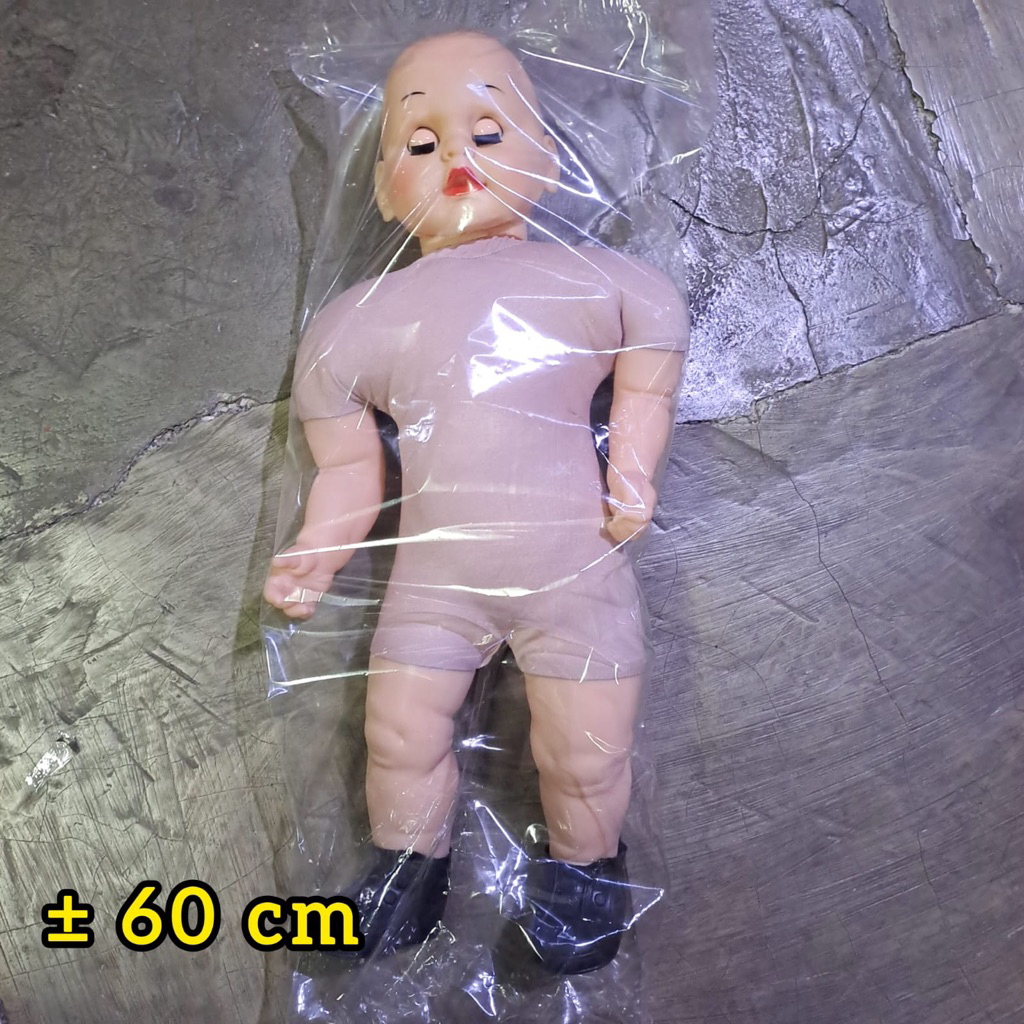 BONEKA SUSAN POLOS BOTAK SEPATU