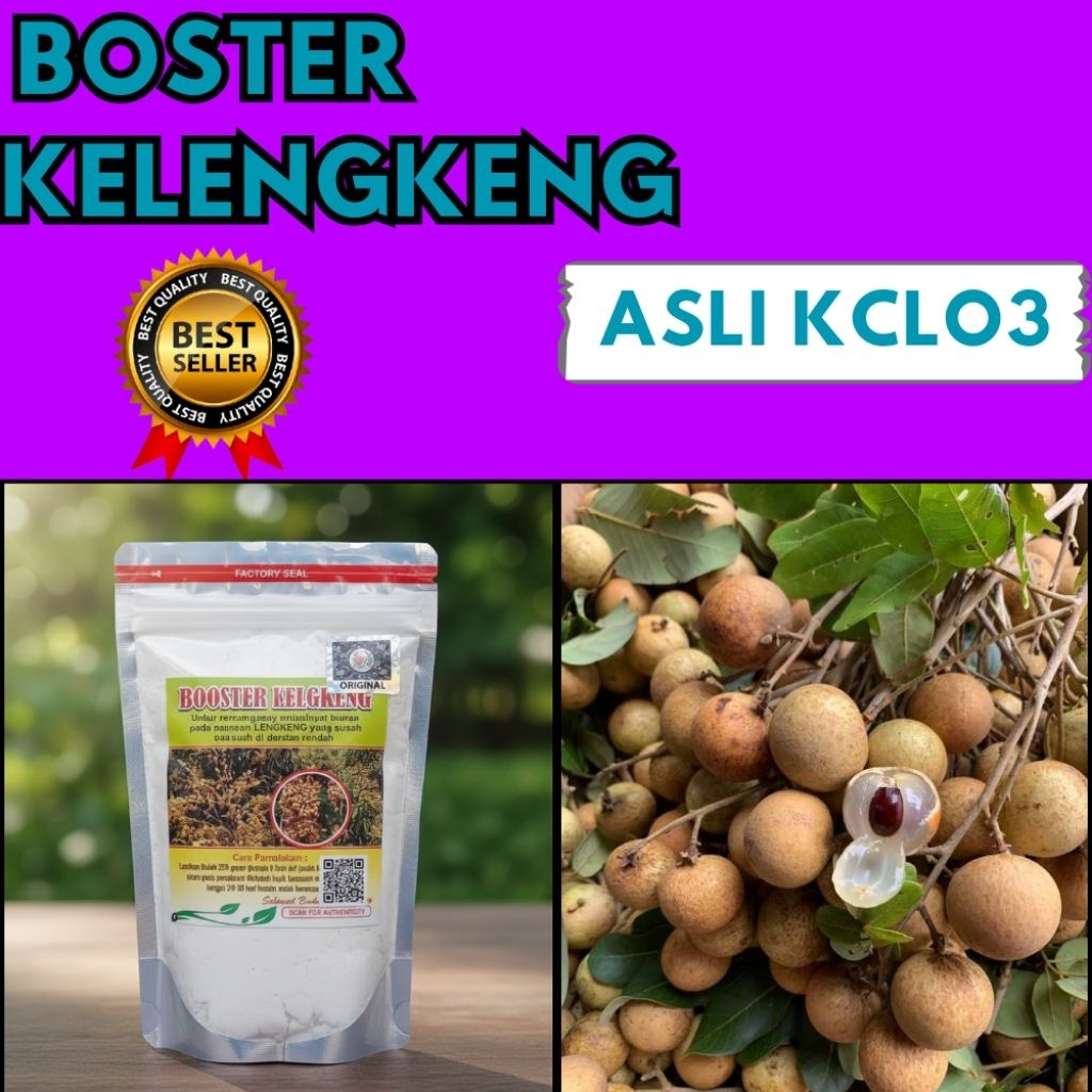 Booster Kelengkeng Murni 1 Kg, Booster Kelengkeng Kcl