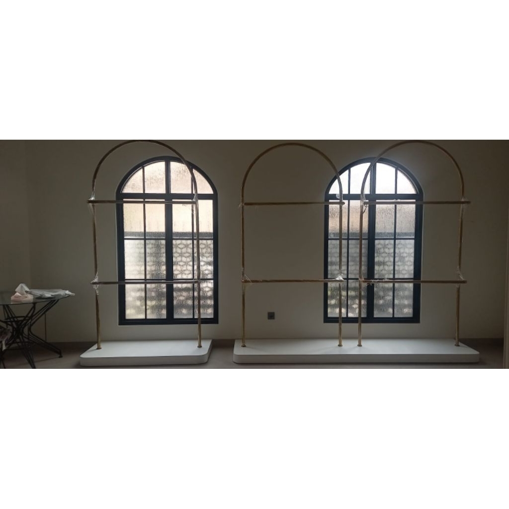 Rak baju stainless steel gold